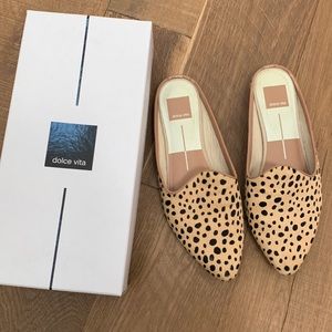 dolce Vita Leopard Print Calf Hair shoes